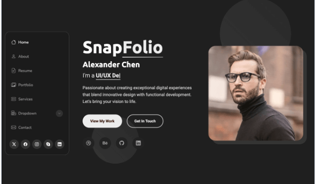SnapFolio Portfolio Template